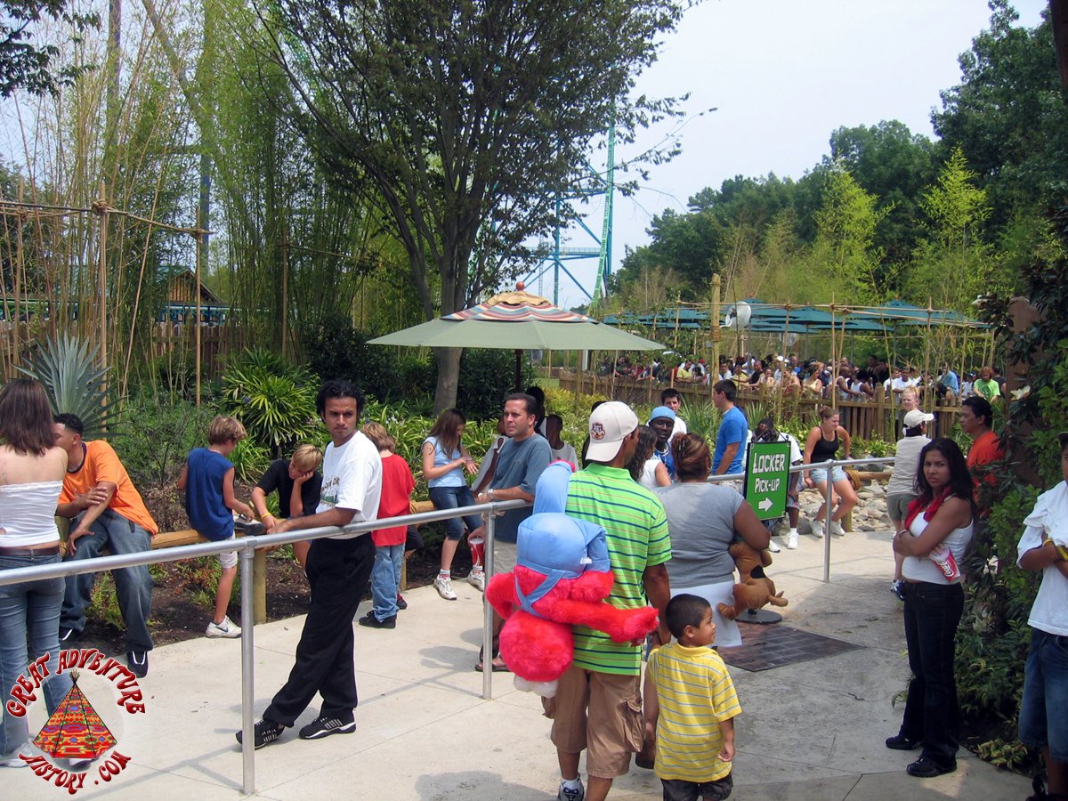 Kingda Ka Original Queue At Six Flags Great Adventure
